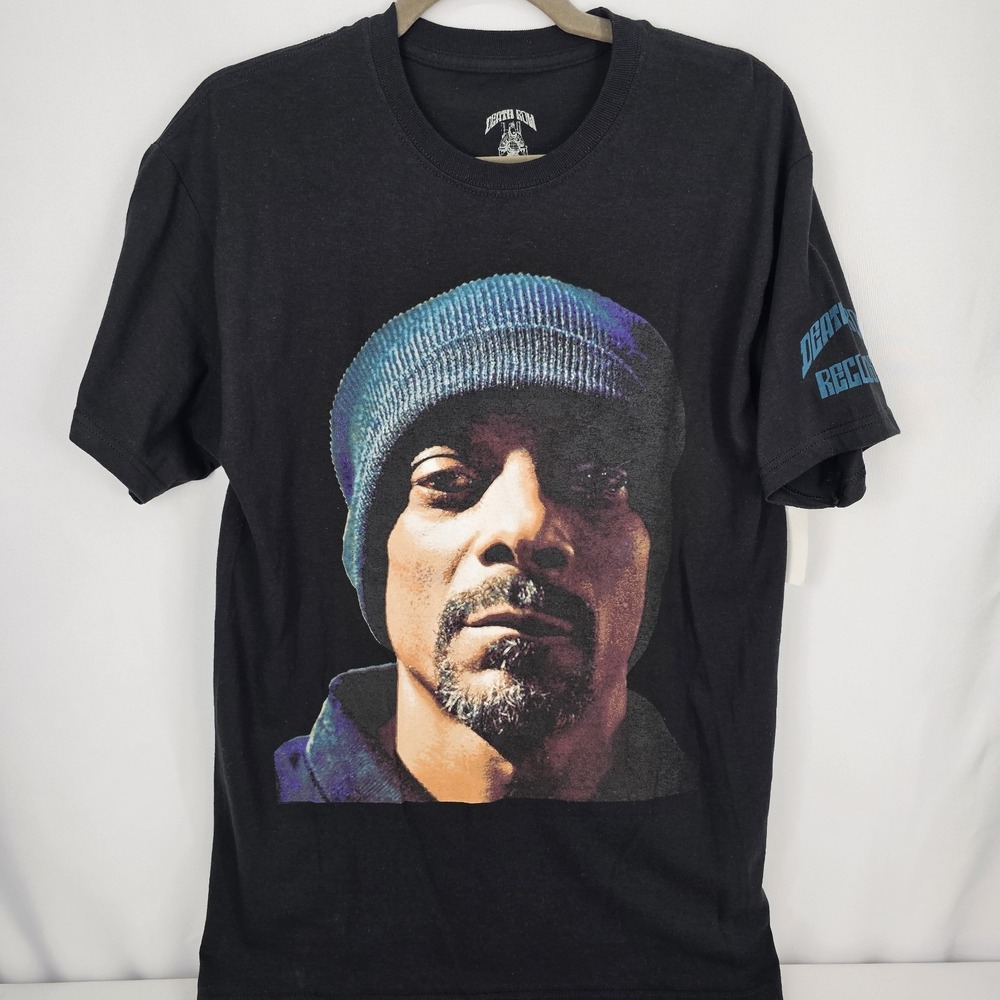 Journey Snoop Dog Mens Black T-shirt‎ Size Medium Death Row Records